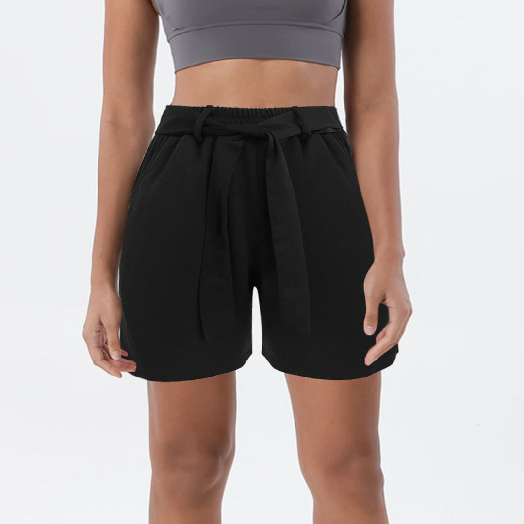 EB | Mode Sport einfarbig einfache Schnürshorts