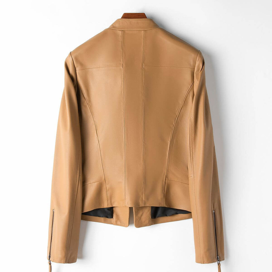 EB | Damen Stilvolle Lederjacke