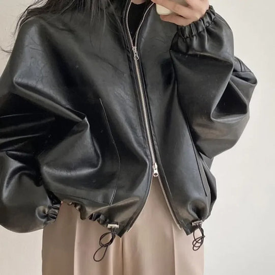 EB | Hip-Hop PU-Lederjacke