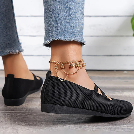 Atmungsaktive Mesh flache Schuhe EB