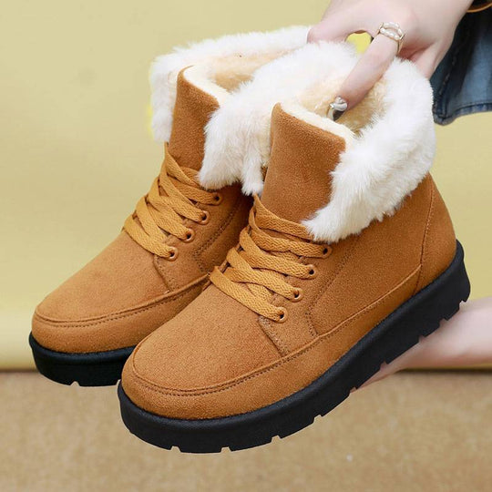Kuschelige Damen-Winterstiefel mit Fellfutter EB EB