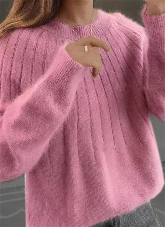 EB | Weicher Kaschmir Strickpullover für Damen - Warm und Luxus