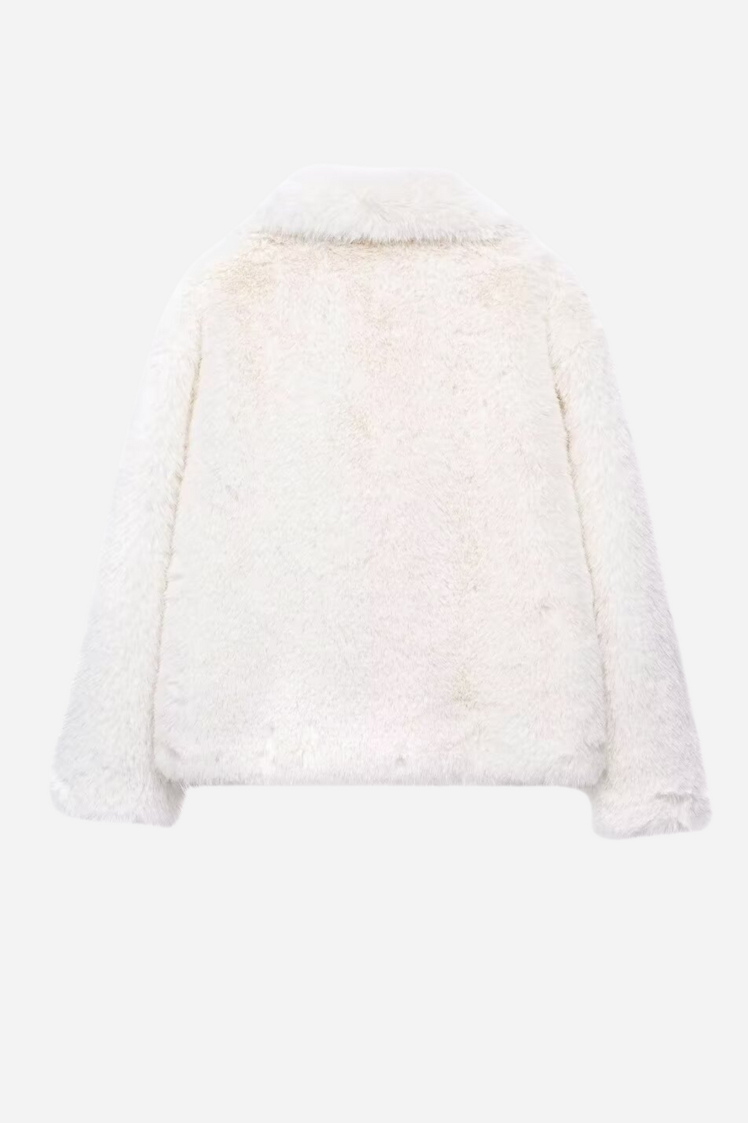 EB | Faux-Fur-Schalkragenjacke