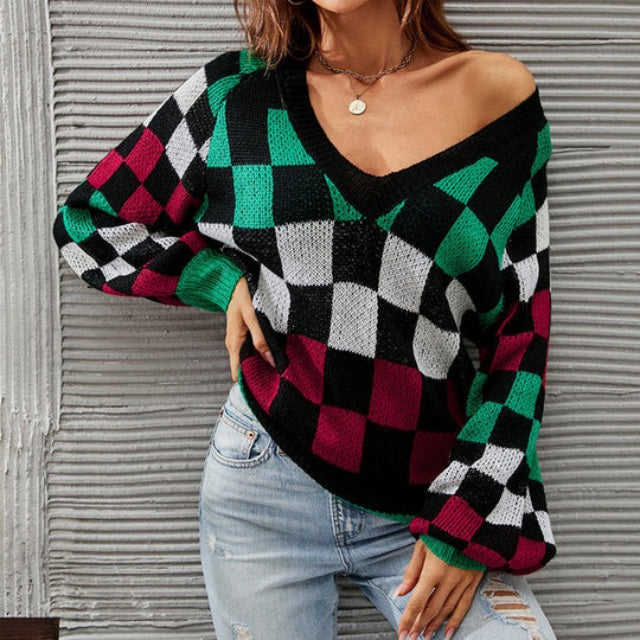 EB | Pullover in Kontrastfarbe mit Modernem Schnitt