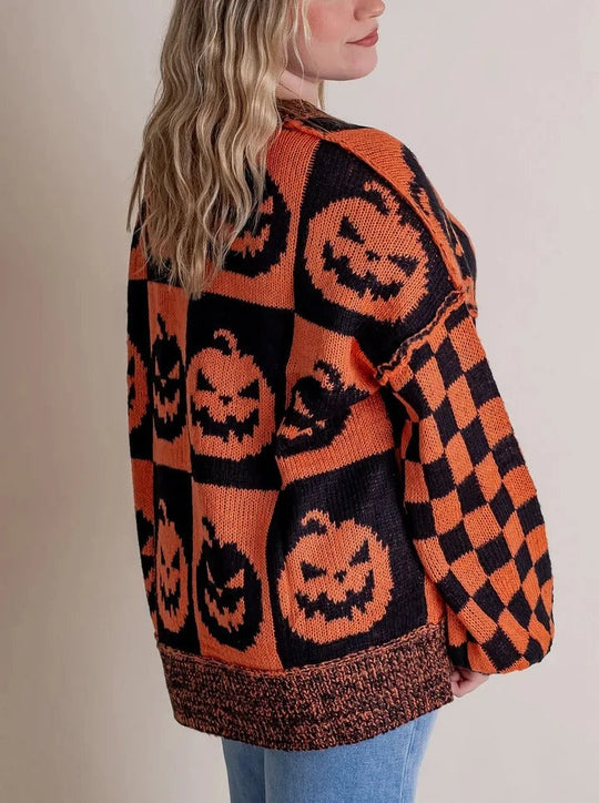 EB | Kariert Strickpullover
