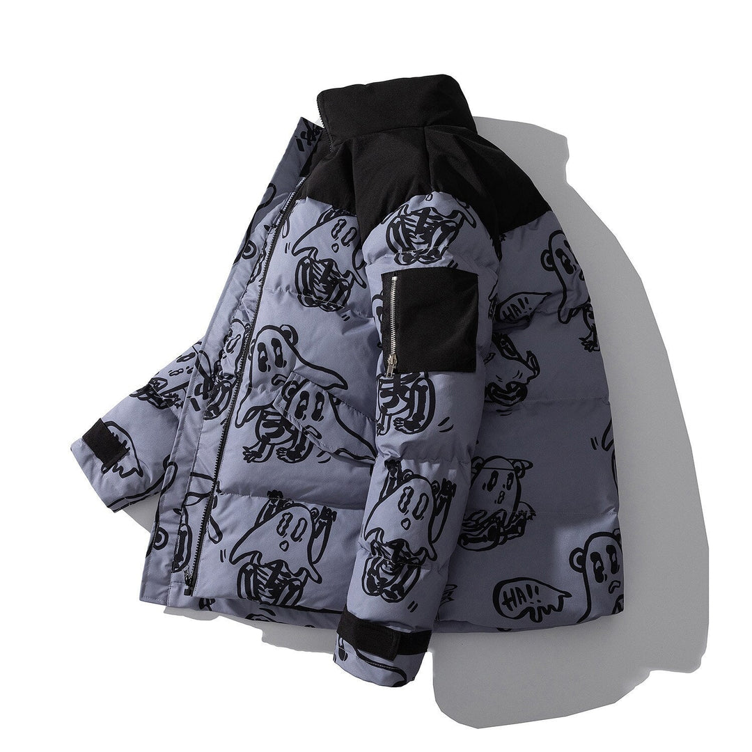 EB | Bedruckte wattierte Jacke
