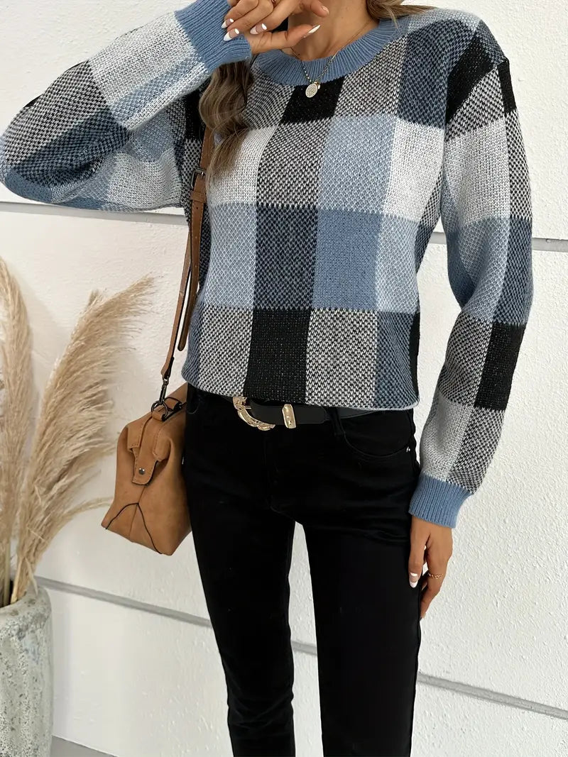 EB | Karierter Pullover