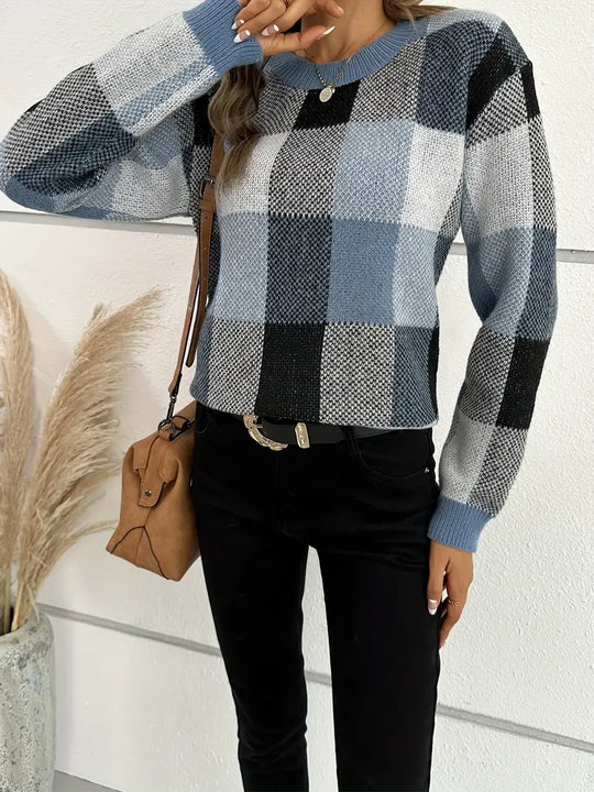 EB | Karierter Pullover
