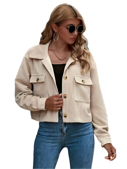 EB | Kurze Cordjacke für Damen