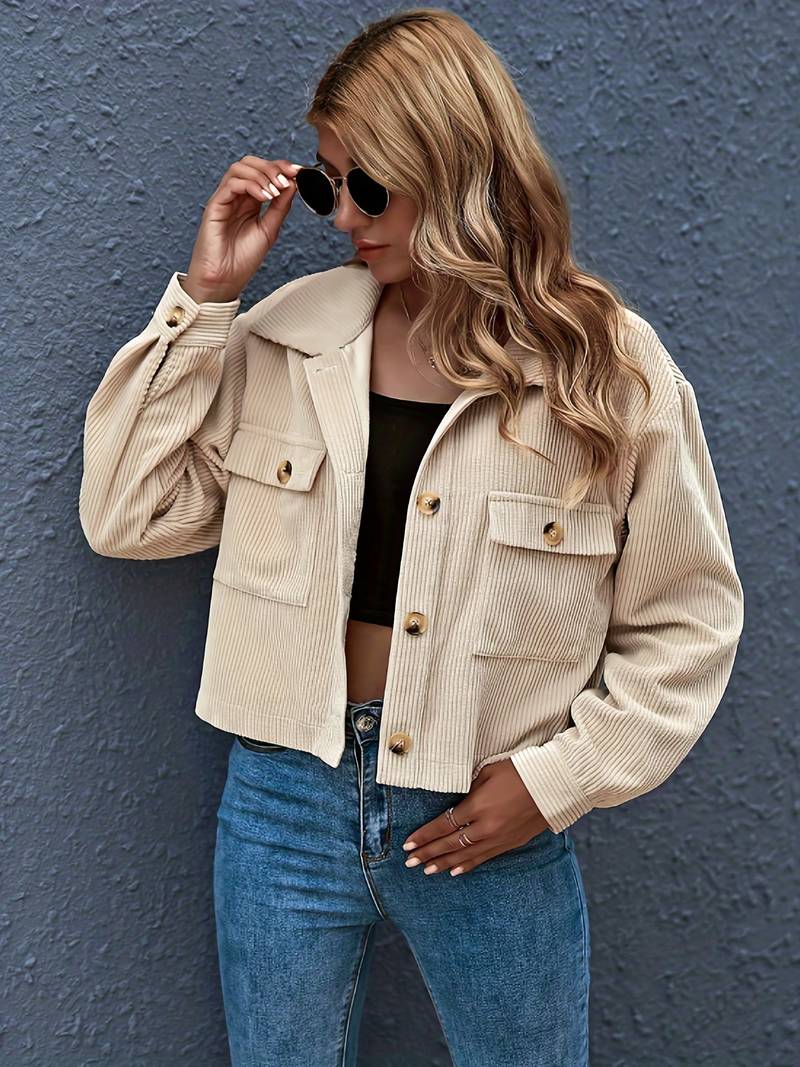 EB | Kurze Cordjacke für Damen