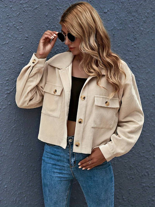 EB | Kurze Cordjacke für Damen