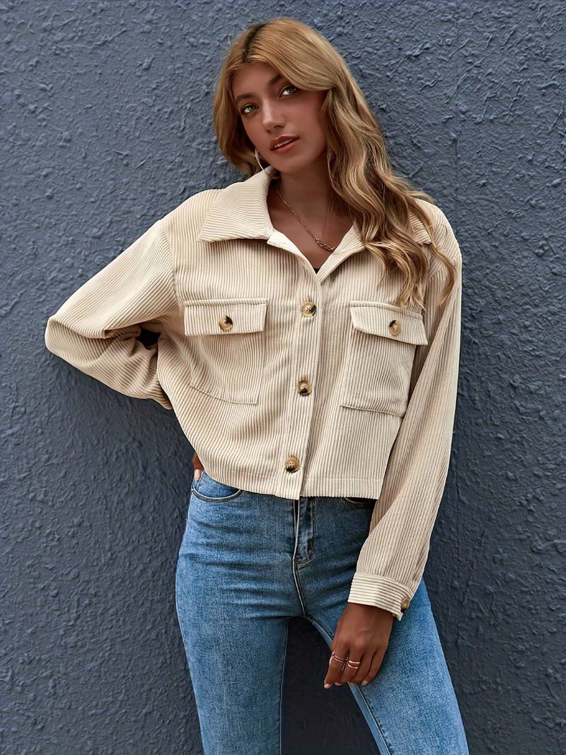 EB | Kurze Cordjacke für Damen
