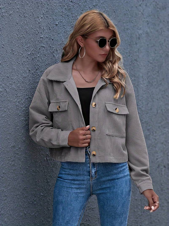 EB | Kurze Cordjacke für Damen