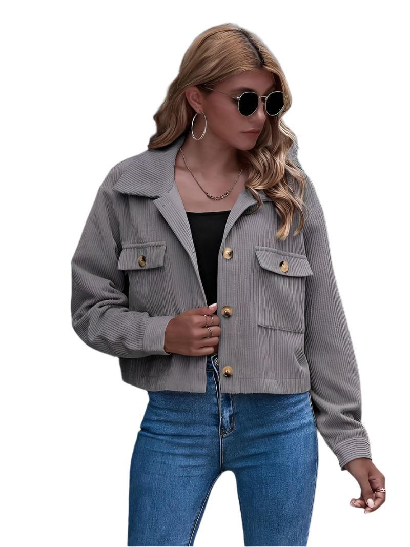 EB | Kurze Cordjacke für Damen