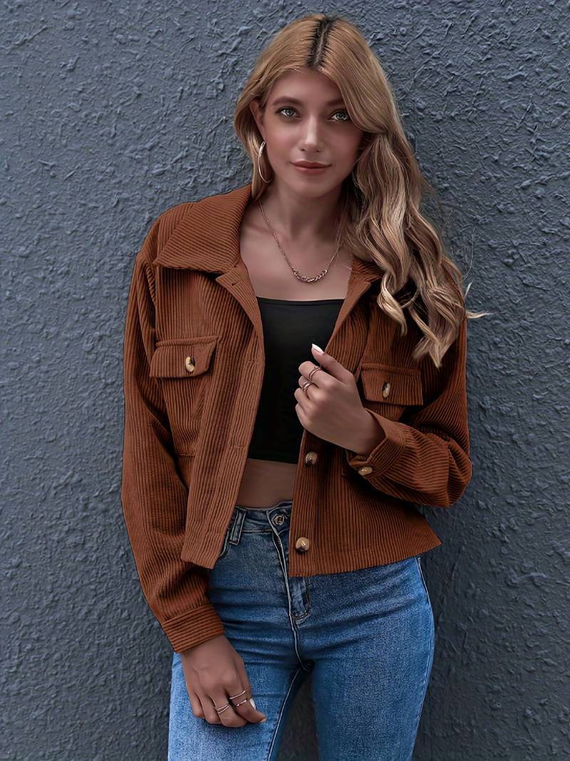 EB | Kurze Cordjacke für Damen