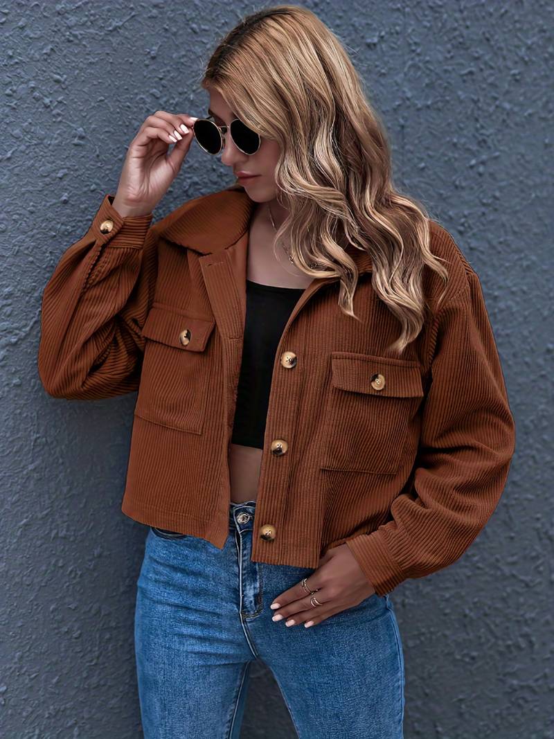 EB | Kurze Cordjacke für Damen