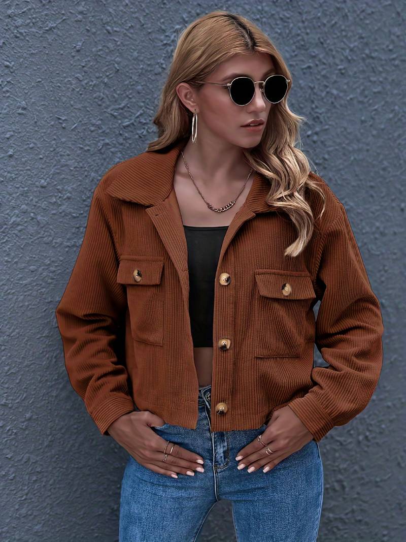 EB | Kurze Cordjacke für Damen