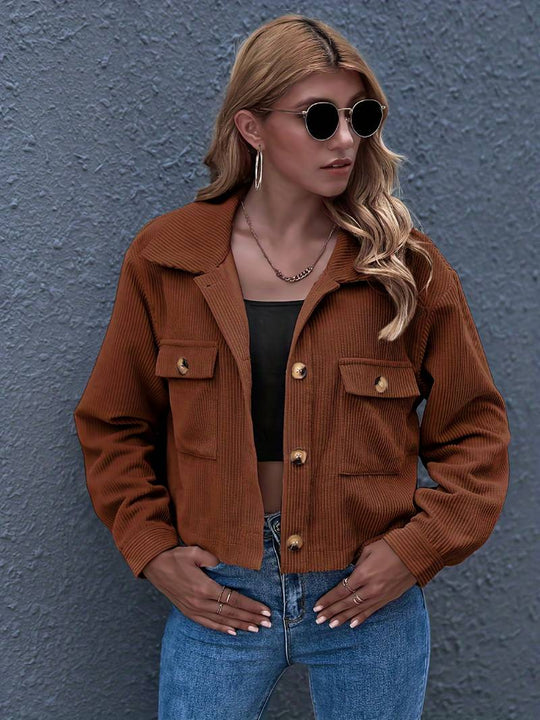 EB | Kurze Cordjacke für Damen