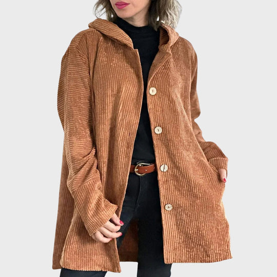 EB | Gemütliche Kordjacke mit Kapuze