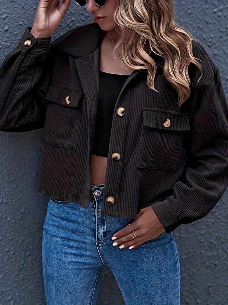 EB | Kurze Cordjacke für Damen