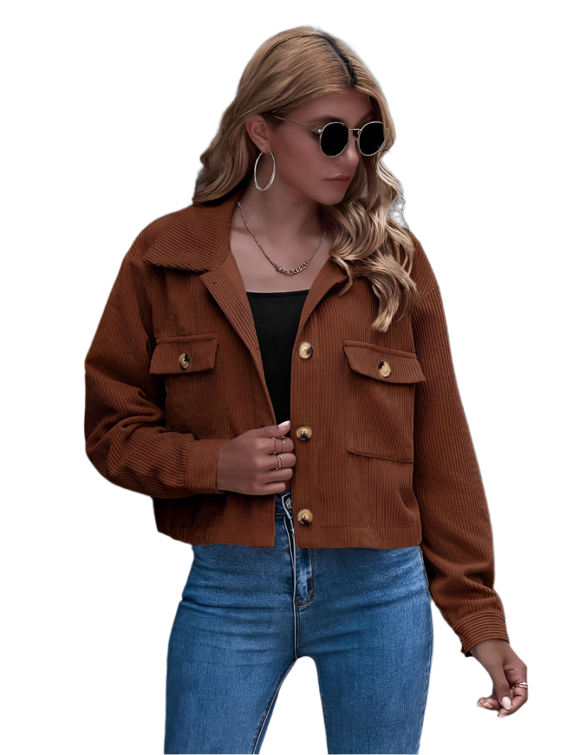 EB | Kurze Cordjacke für Damen