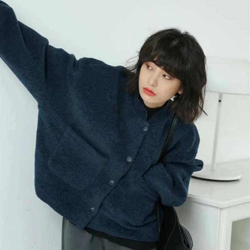 EB | Flauschige Cardigan Jacke