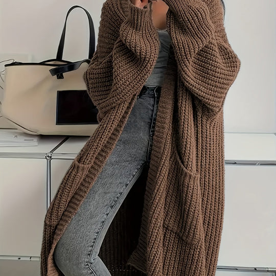 EB | Gemütlicher Strickcardigan mit Gürtel für Frauen