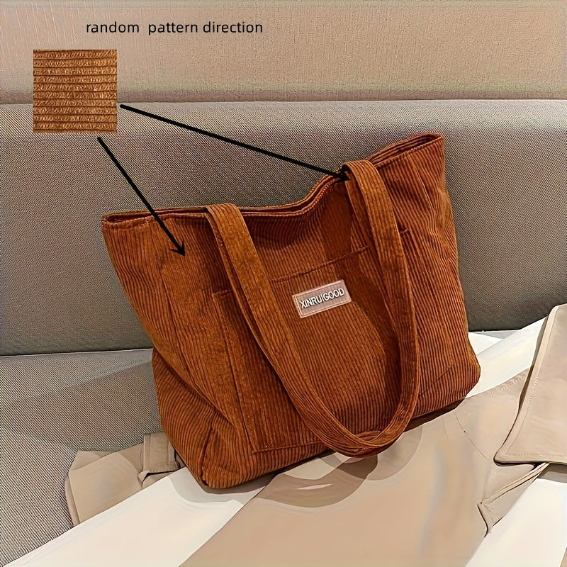 Elegante Damen Cordstoff Tasche | EB