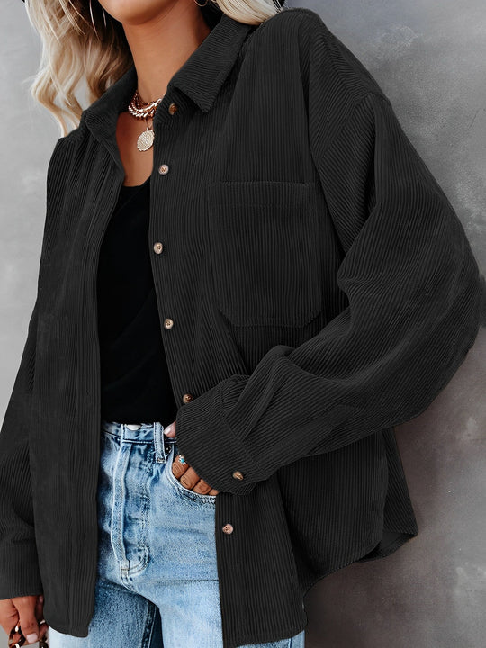 EB | Cordjacke mit Knöpfen
