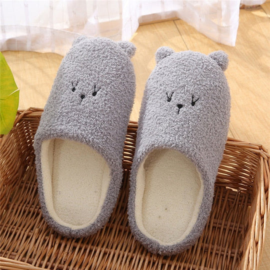 EB | Bequeme Damen Hausschuhe mit Tiermuster