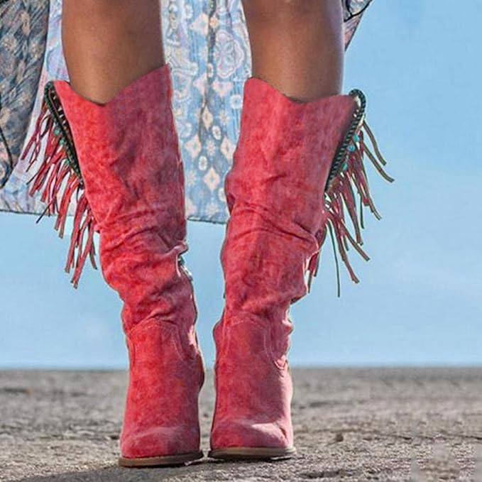 EB | Western Cowboy Stiefel mit Fransen