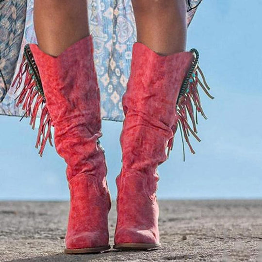 EB | Western Cowboy Stiefel mit Fransen
