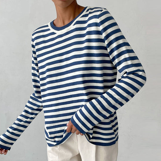EB | Gestreiftes T-Shirt Luxus Komfort Und Stil