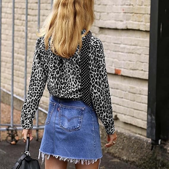 EB | Trendige Bluse Im Leo-Muster
