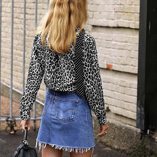 EB | Trendige Bluse Im Leo-Muster