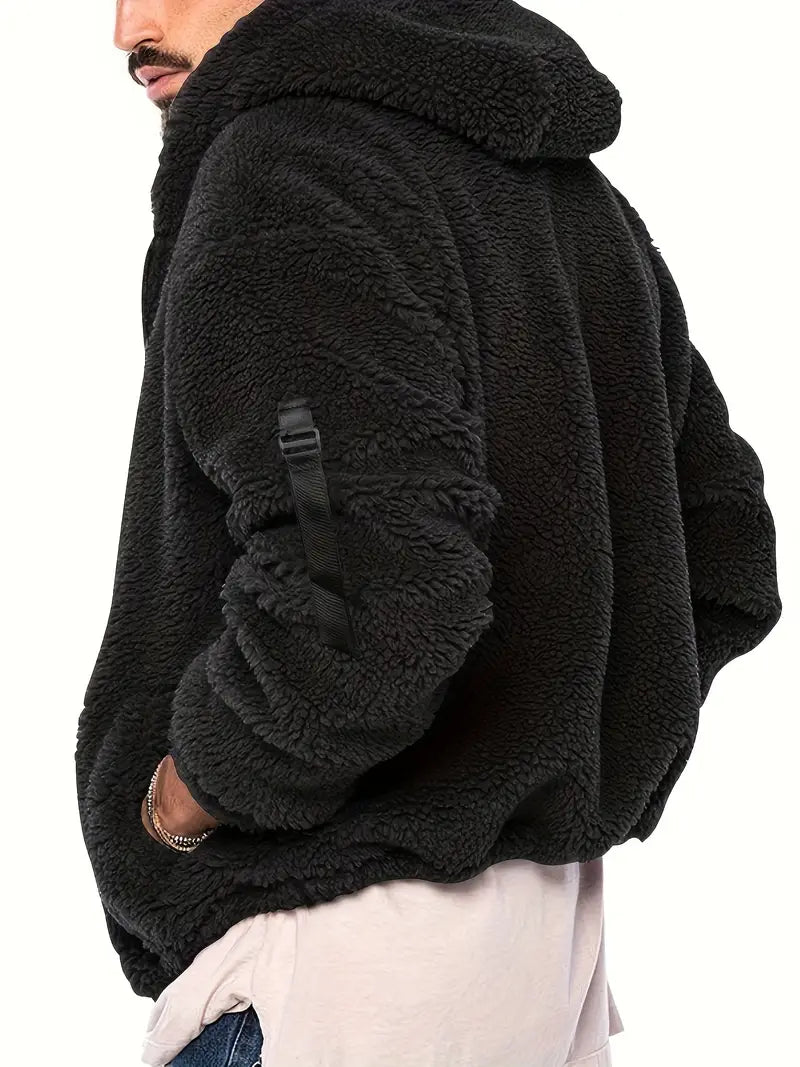 EB Teddyjacke mit Reißverschluss für Männer