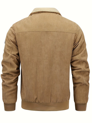 EB | Warmen Jacke mit Cord und Fleecefutter Cordura und Polyester Robuste und Bequeme