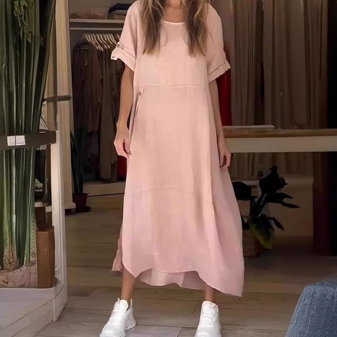 EB | Leinen Baumwolle Kleid