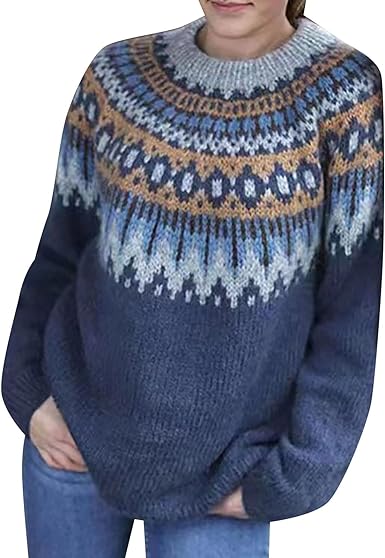 EB | Hinreißender Gemusterter Pullover