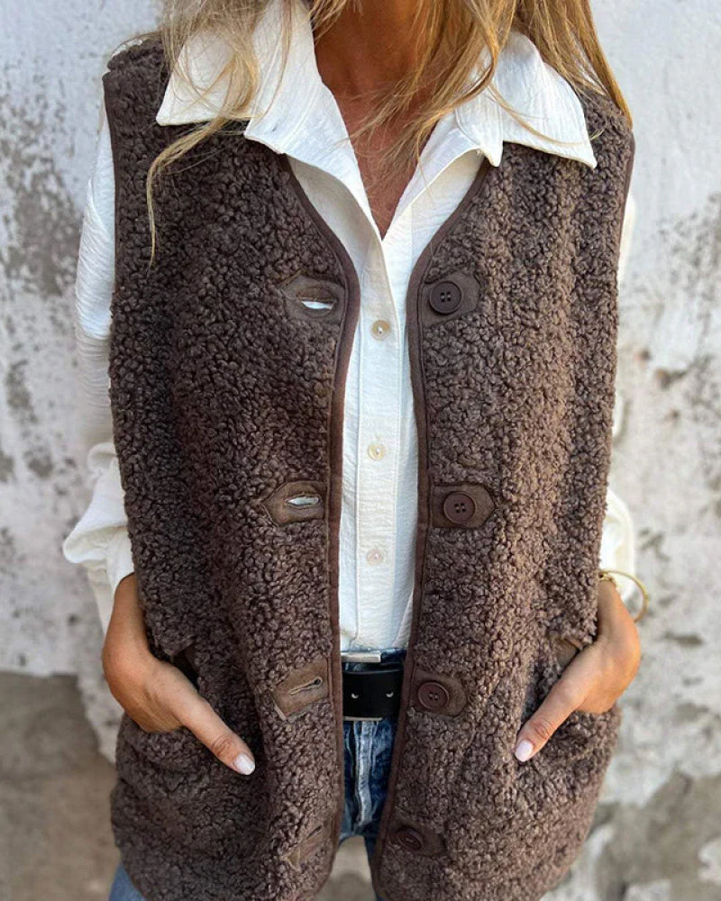 EB | Damen Herbst Knöpfli Kurz Warm