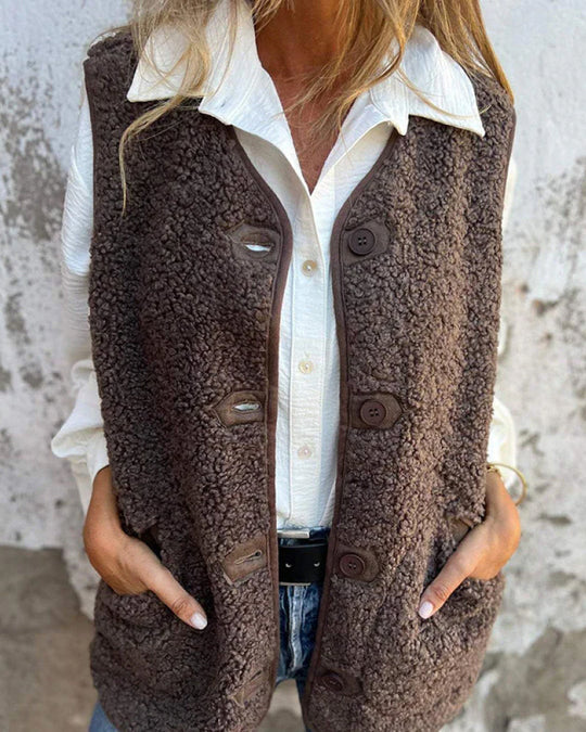 EB | Damen Herbst Knöpfli Kurz Warm