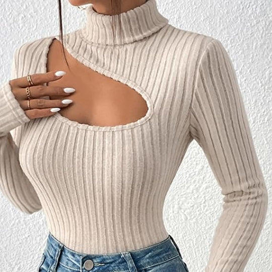 EB | Hoher Hals Rollkragenpullover
