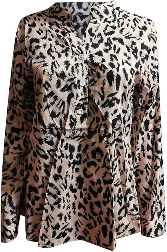 EB | Trendige Bluse Im Leo-Muster