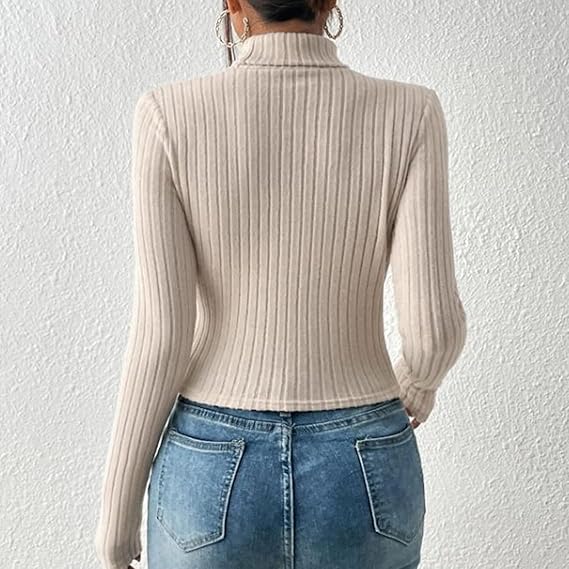 EB | Hoher Hals Rollkragenpullover