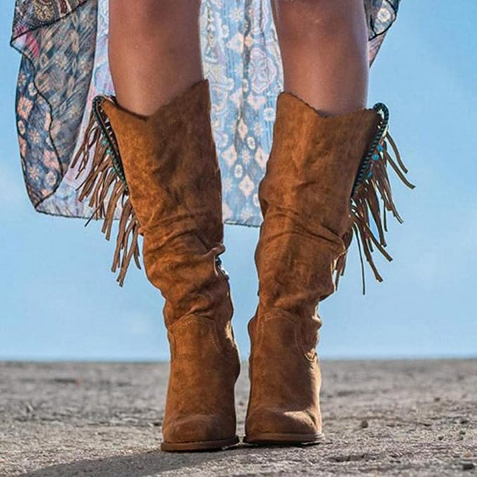 EB | Western Cowboy Stiefel mit Fransen