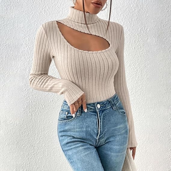 EB | Hoher Hals Rollkragenpullover