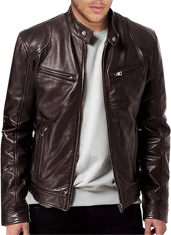 EB | Lederjacke Herren Davide