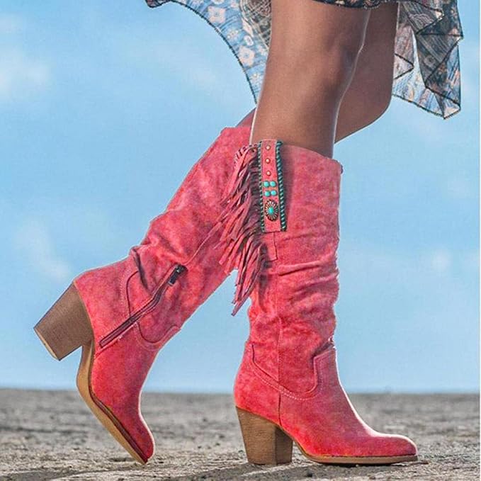 EB | Western Cowboy Stiefel mit Fransen