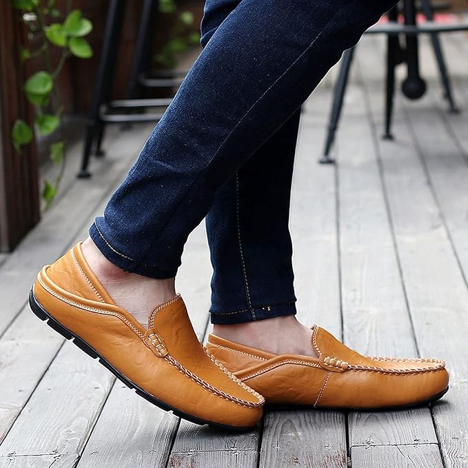 Herren-Loafer aus echtem Leder EB