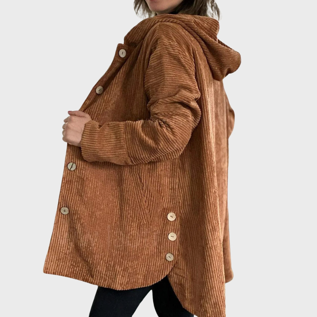 EB | Gemütliche Kordjacke mit Kapuze